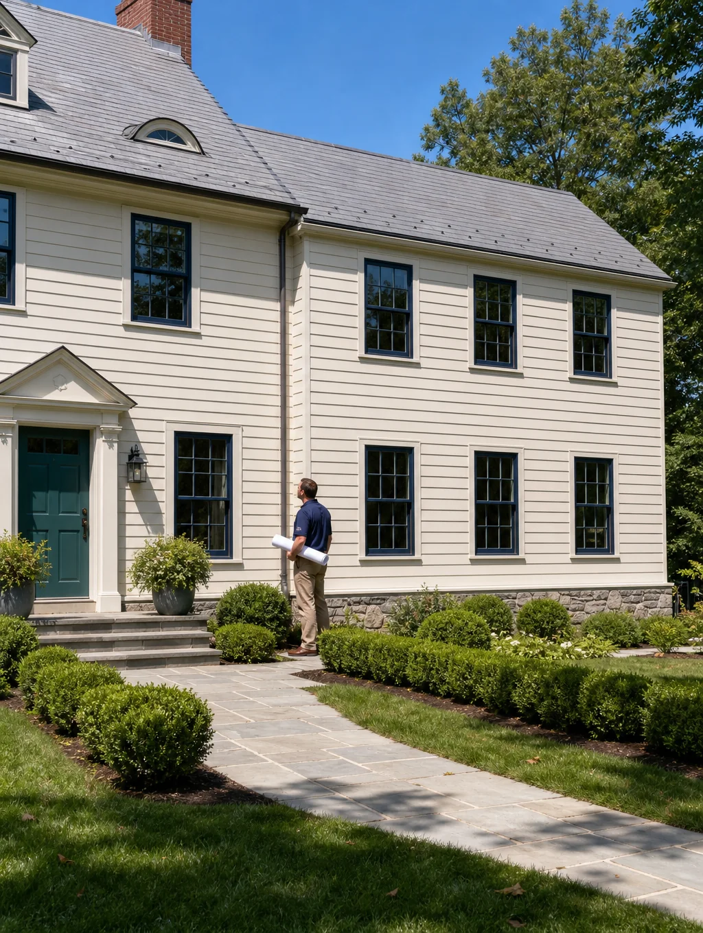Architectural home addition with sunroom and master suite in Canton Georgia
