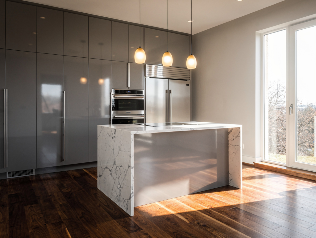 Remodeled home interior representative of projects for Holly Springs, GA homeowners