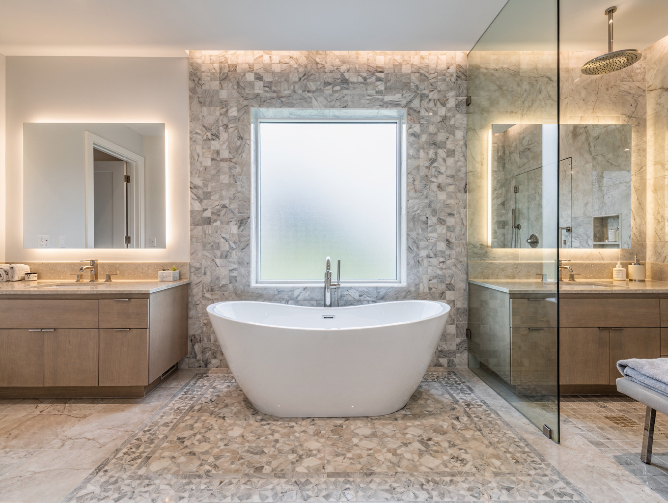 Accessible, well-lit interior with wide openings and smooth flooring